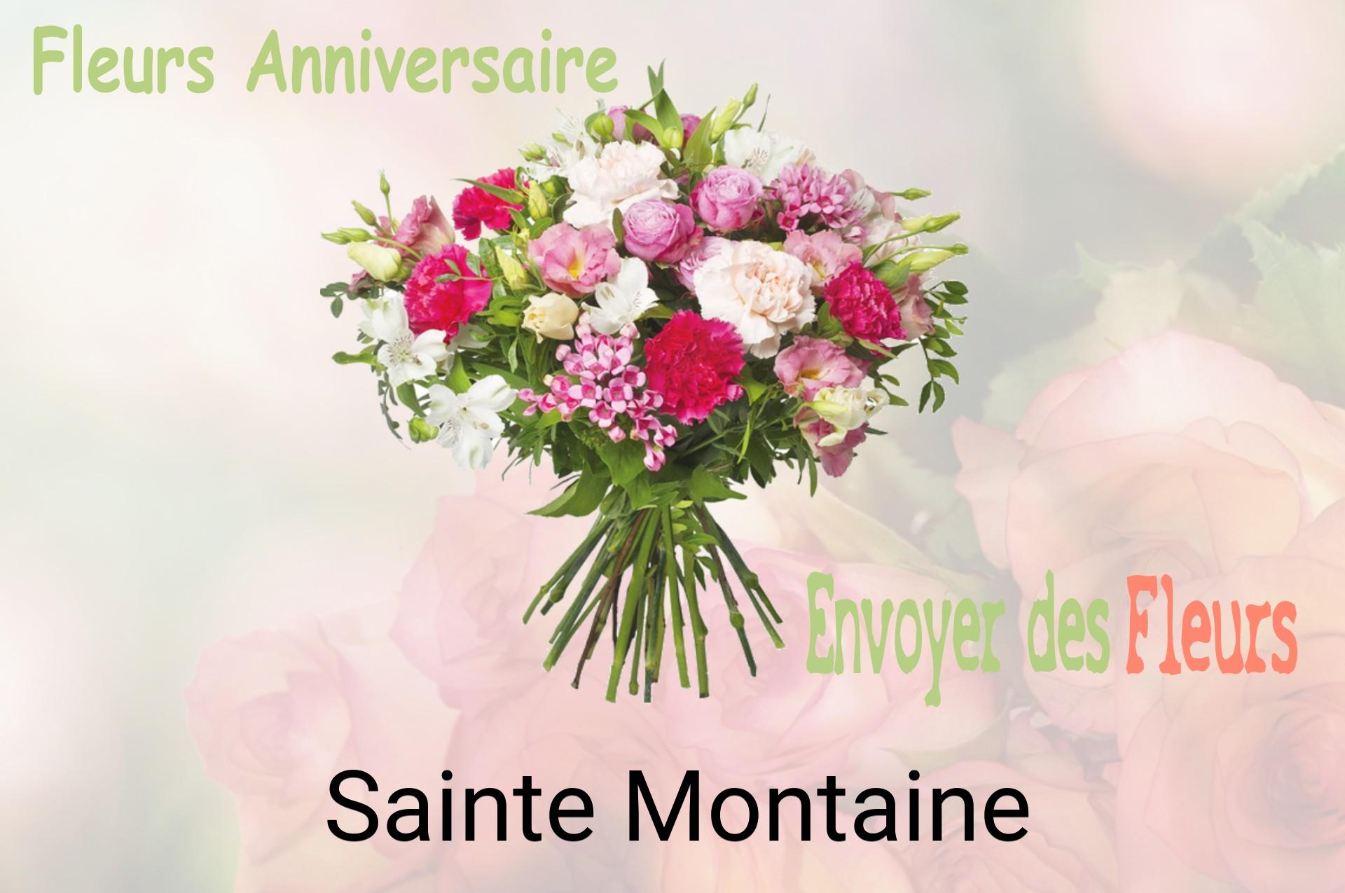 Bouquet de fleurs d’anniversaire livré à Sainte-Montaine