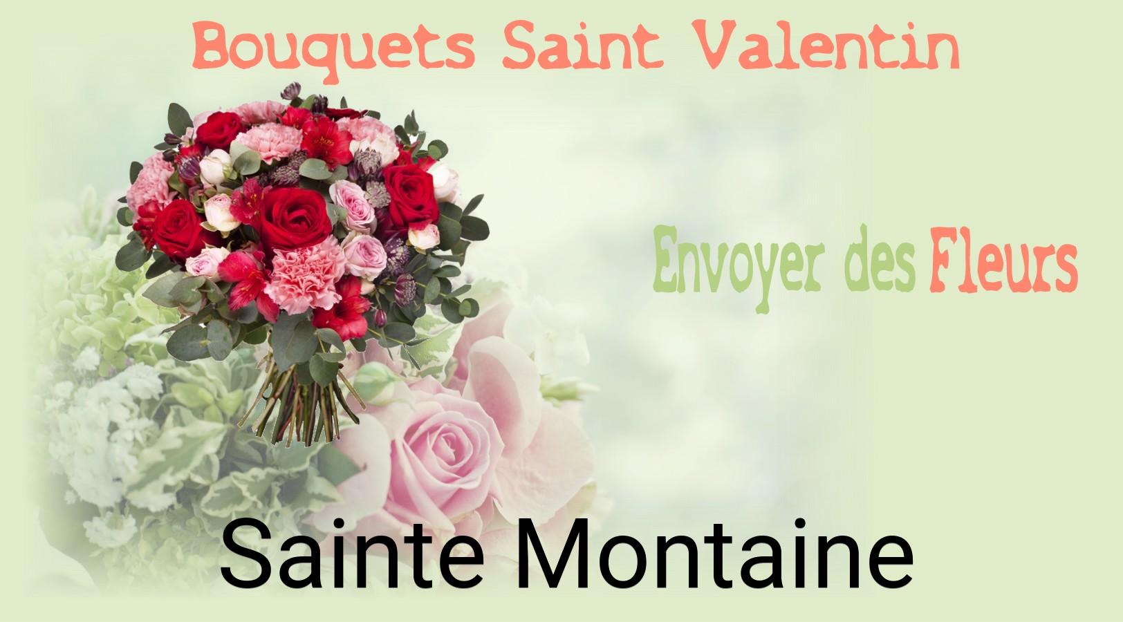 Roses de Saint-Valentin livrées à Sainte-Montaine